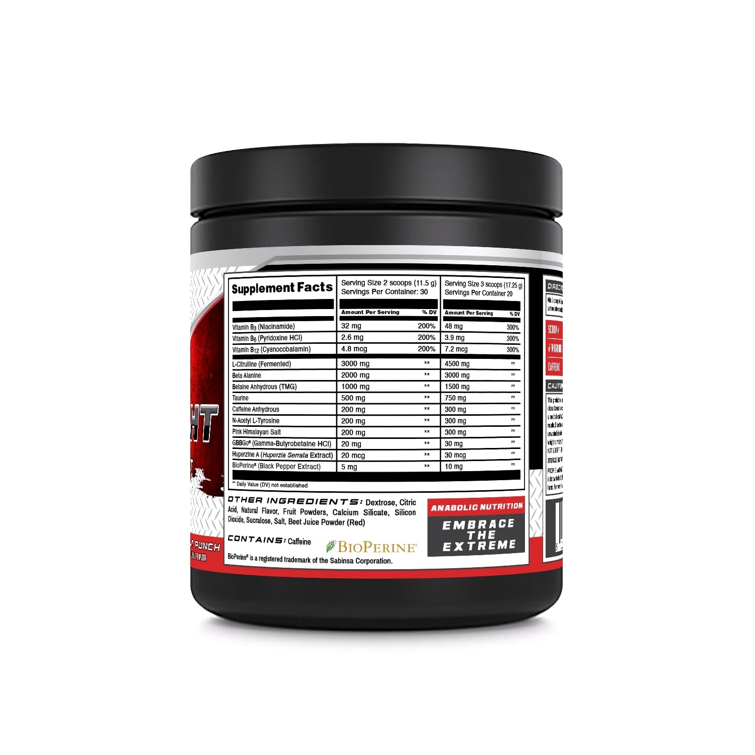 Onslaught Pre-Workout Grape 345 Grams Powder Fruit Punch Flavor Supplement | 30 Servings | Pre Workout Supplement | Made in USA
