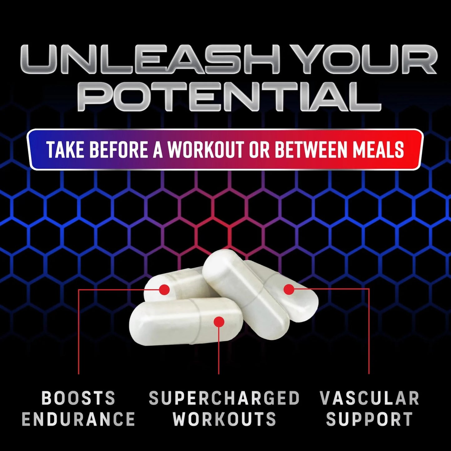 Nitric Oxide Booster Extra Strength - L Arginine 3X Strength Nitric Oxide Support Supplements for Men and Women, Citrulline Muscle, Heart Health, & Energy Support Supplement, Non-Gmo - 240 Capsules