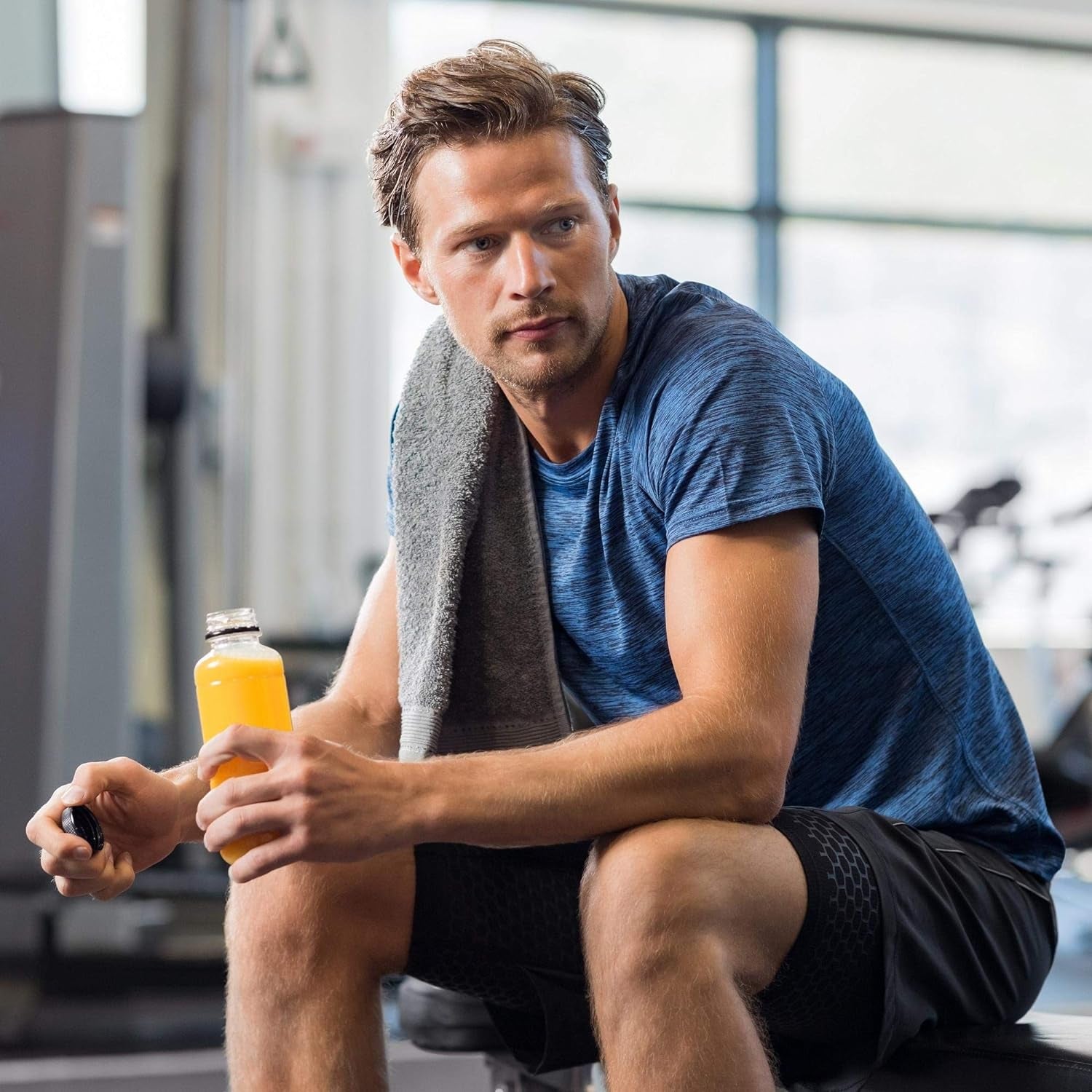Workout Shirts for Men, Moisture Wicking Quick Dry Active Athletic Men'S Gym Performance T Shirts
