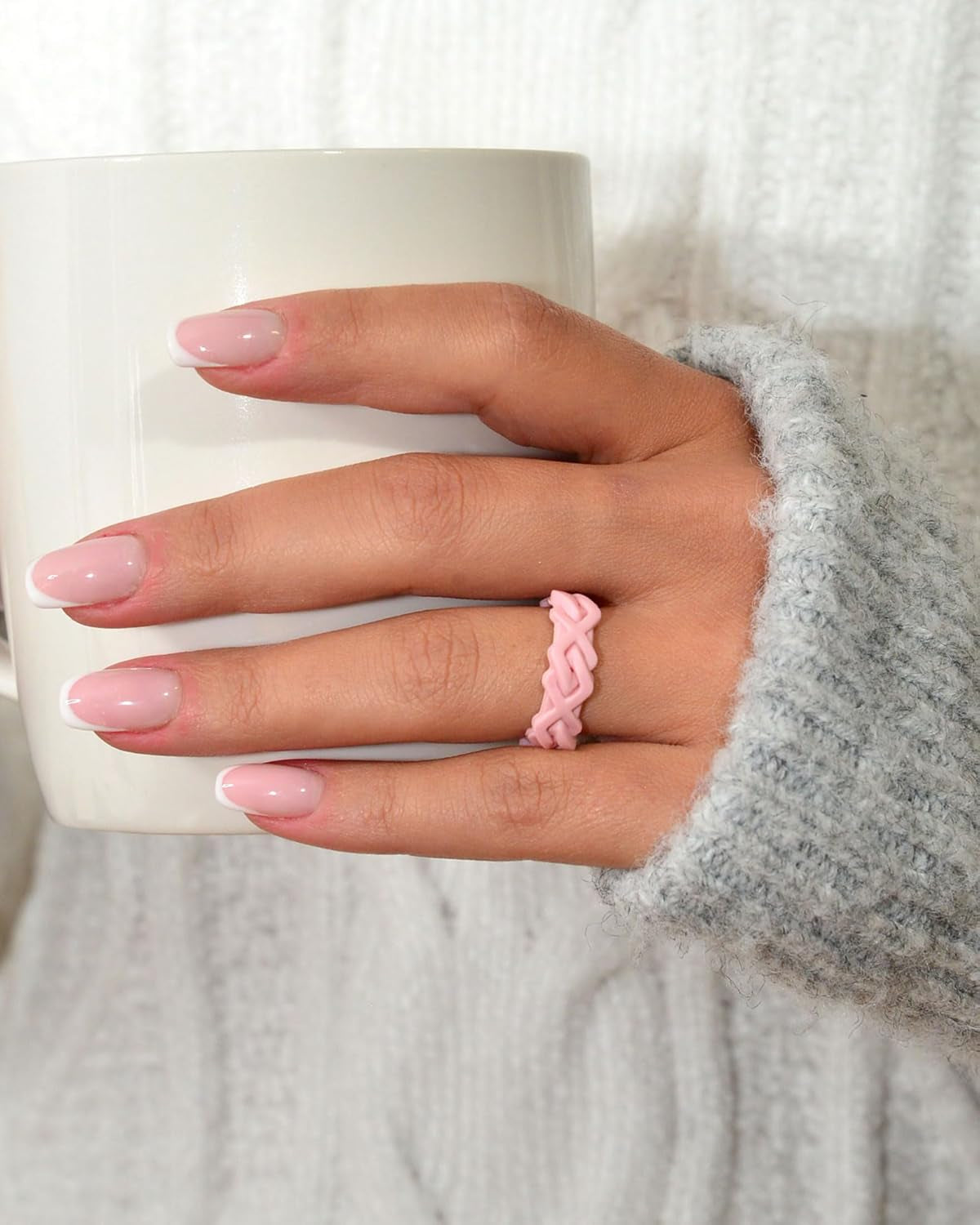 Women Silicone Wedding Band 6Mm Wide, 2.5Mm Thick - Rubber Wedding Rings for Women - Promise Rings for Her - Space Collection
